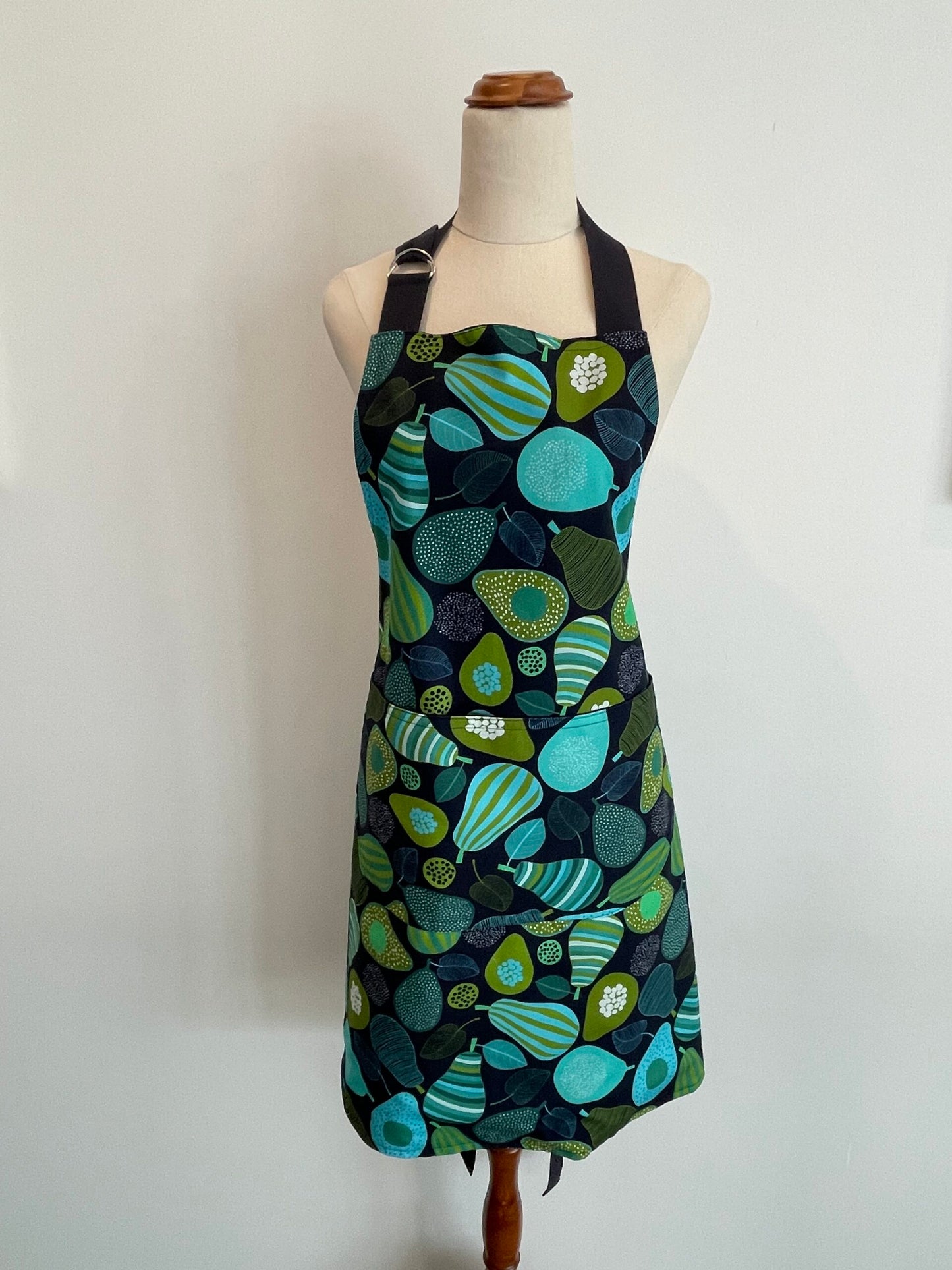 Kitchen Apron Avocado and Pear
