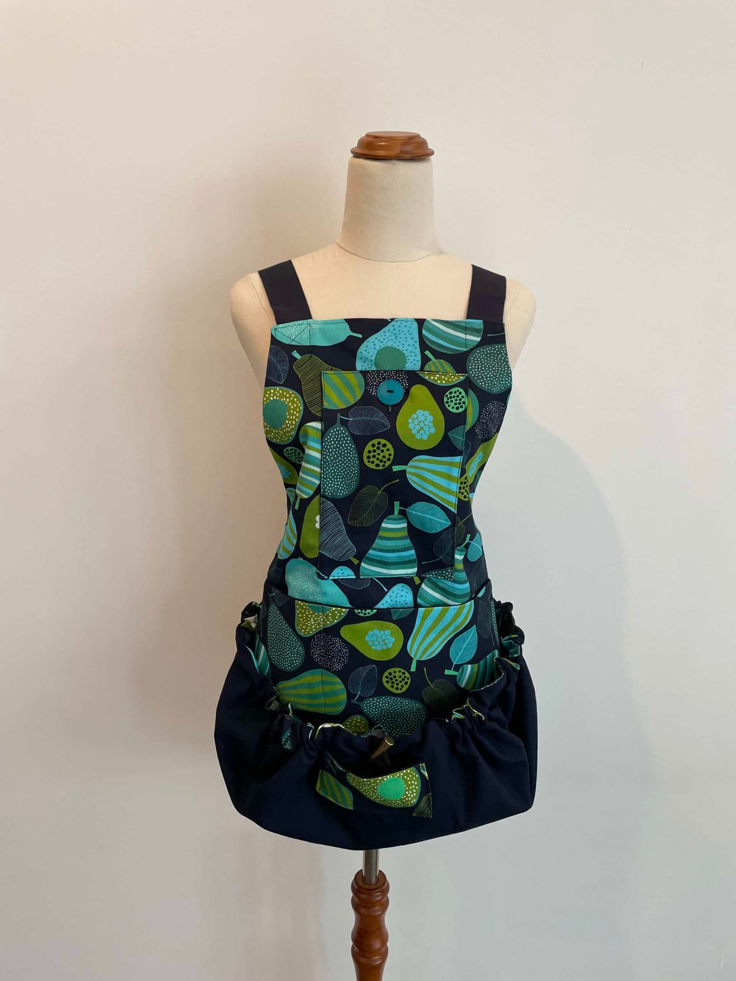 Harvest Apron Avocado and Pear, Garden Apron
