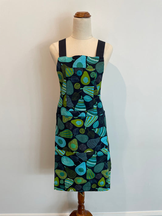 Harvest Apron Avocado and Pear, Garden Apron