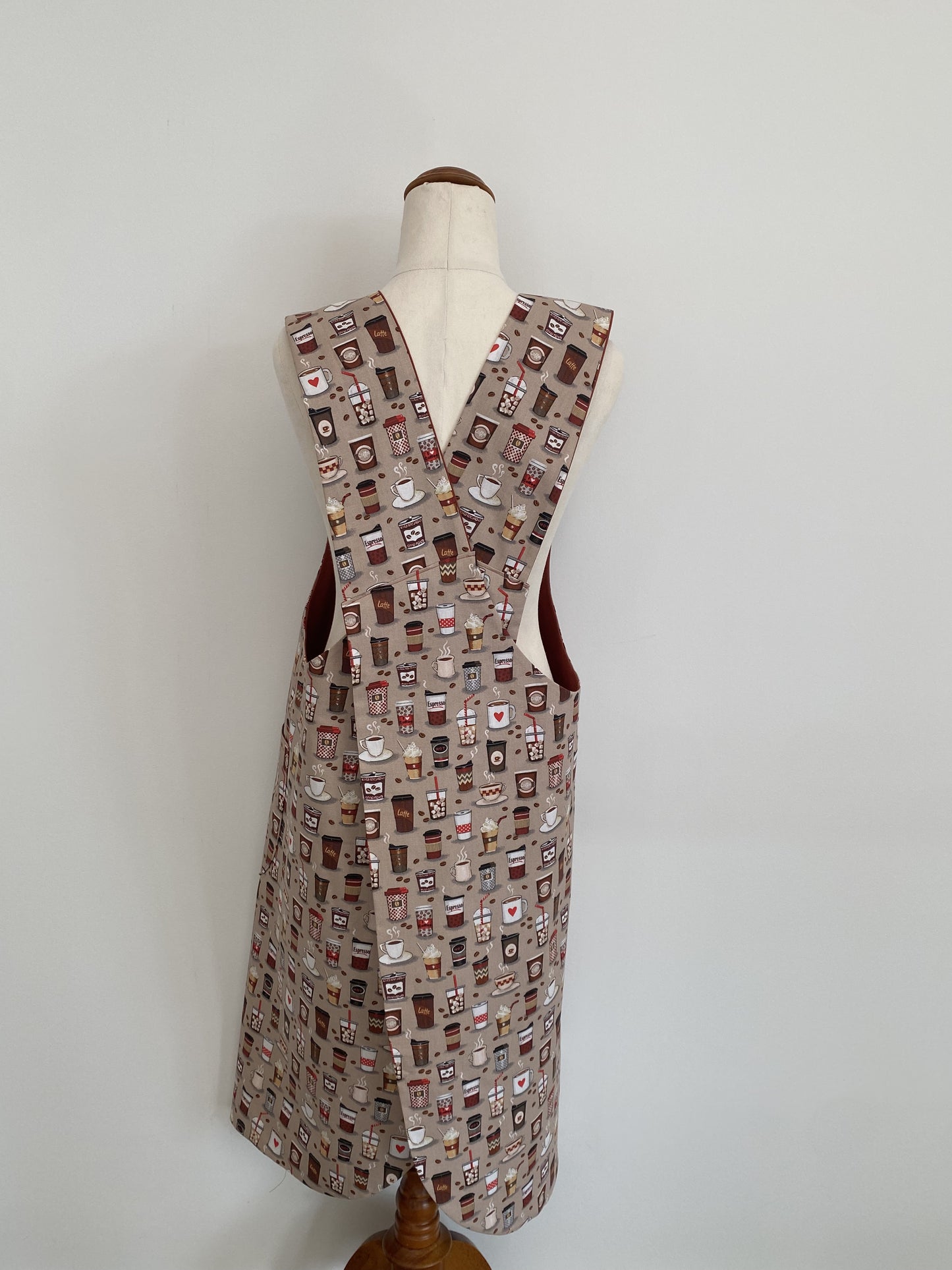 Wrap-Around Apron - Coffee