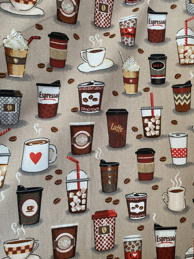 Wrap-Around Apron - Coffee