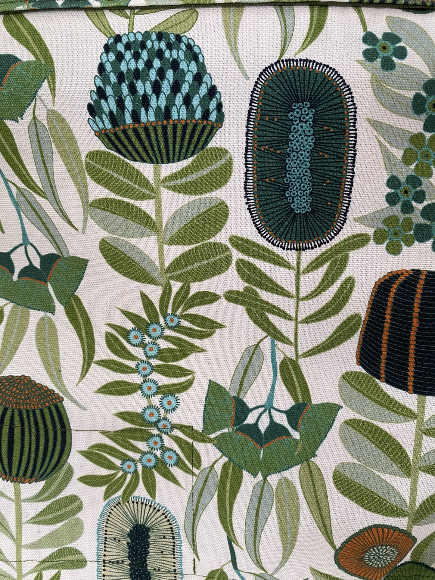 Green Banksia fabric