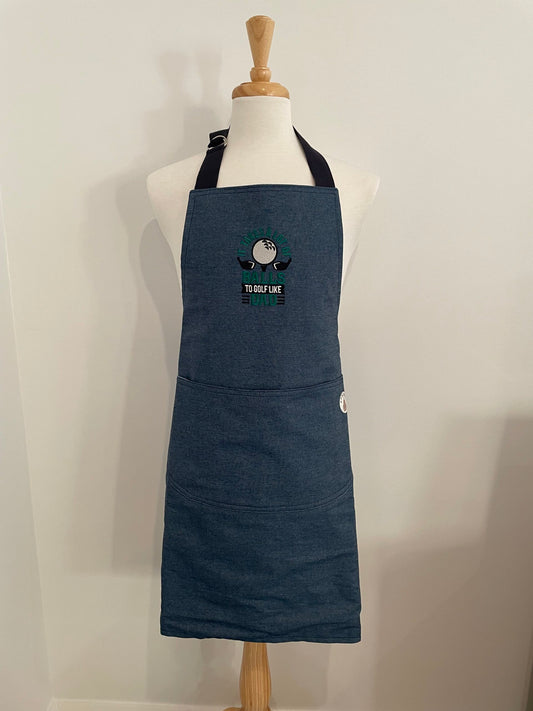 Embroidered BBQ Apron - Golf Balls