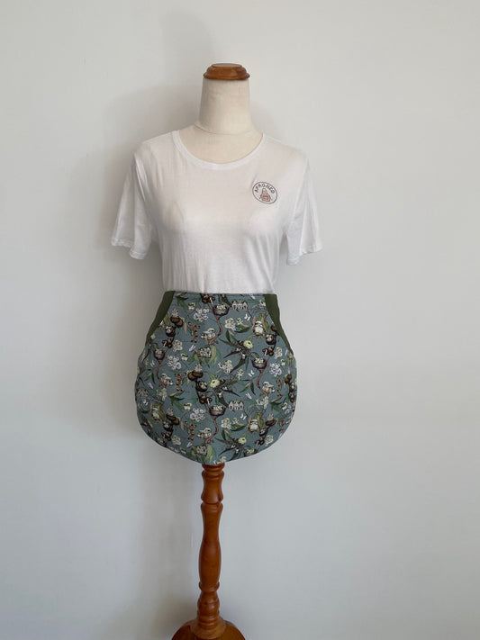 Green Gumnut Babies Peg Apron