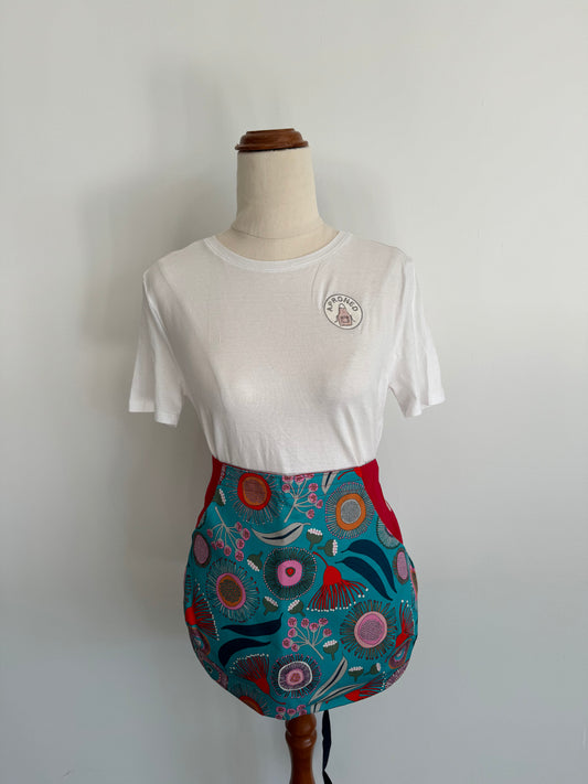 Light Blue Natives Peg Apron By Aproned