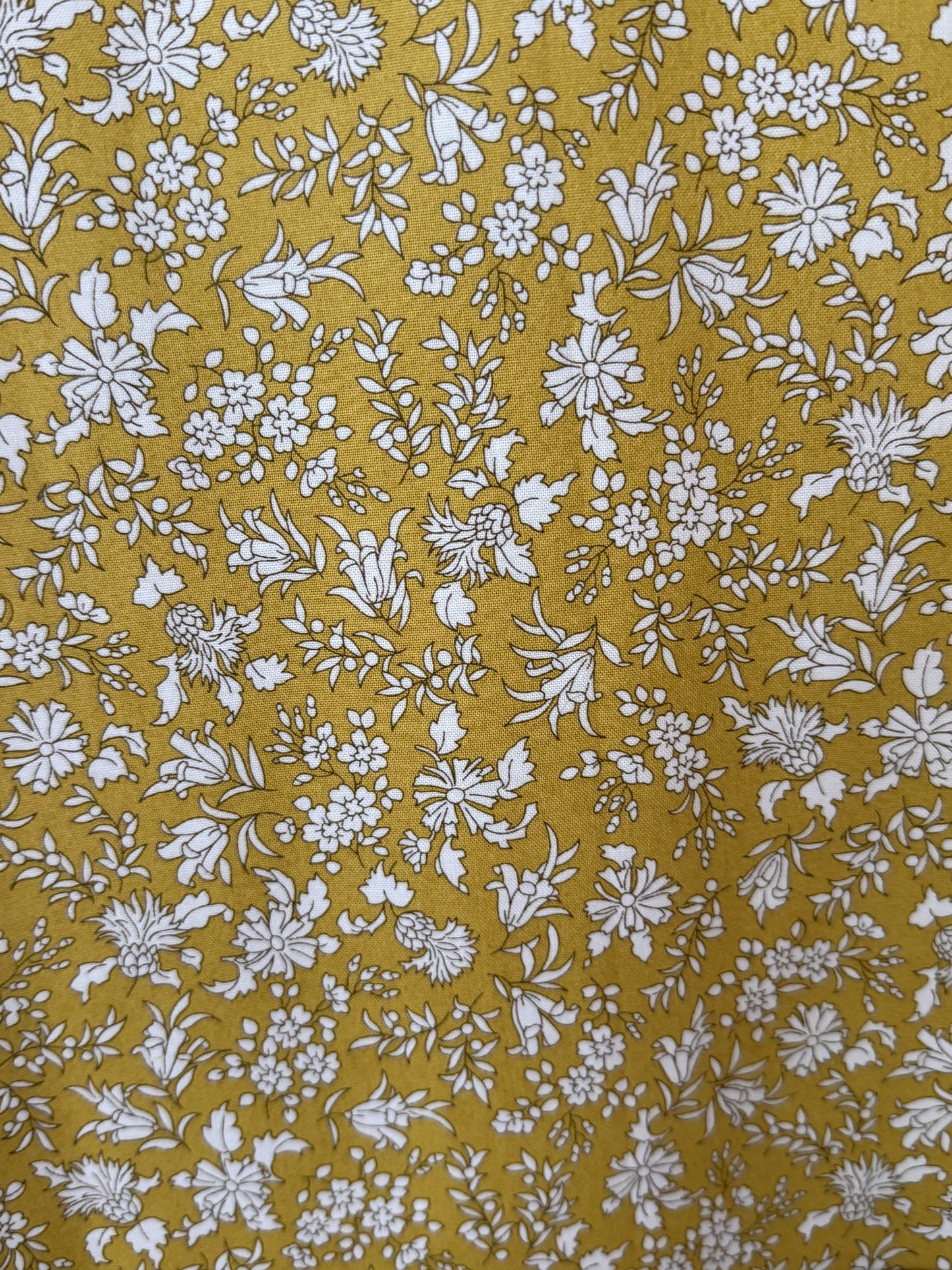 Mustard Florals fabric