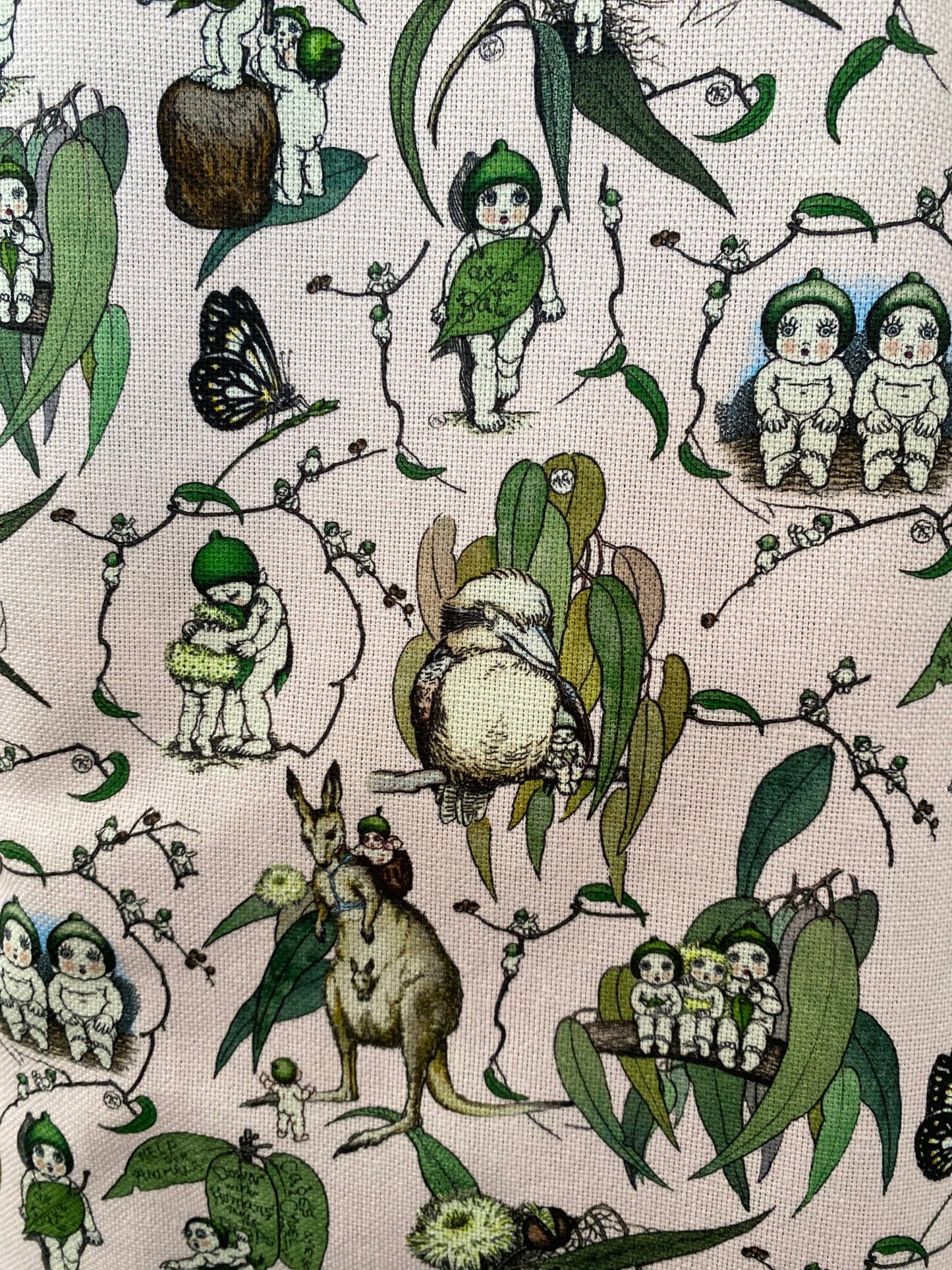 Kitchen Apron Pale Pink Gumnut Babies
