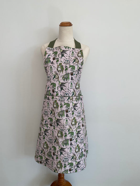 Kitchen Apron Pale Pink Gumnut Babies