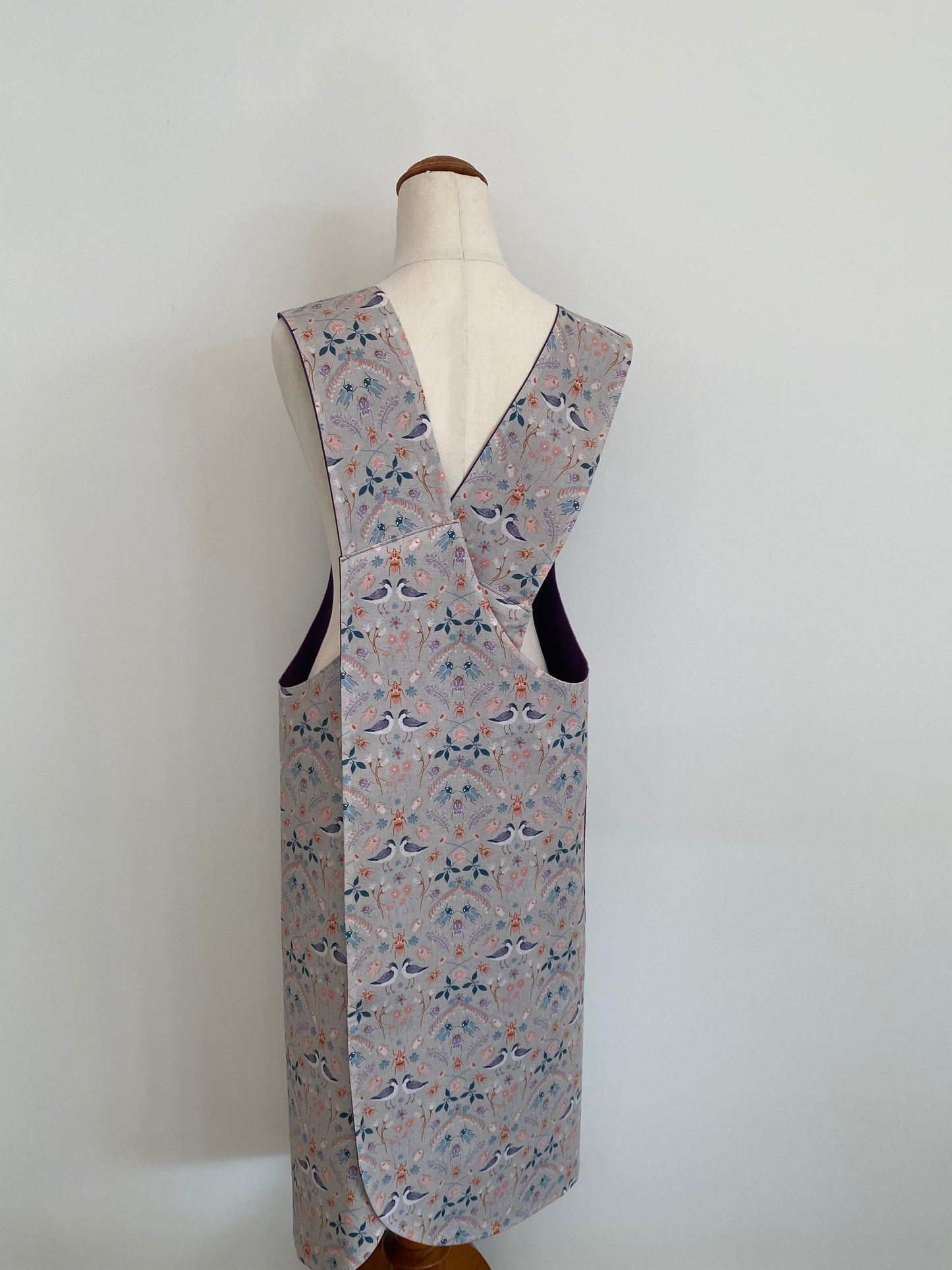 Wrap-Around Apron - Plover Fabric
