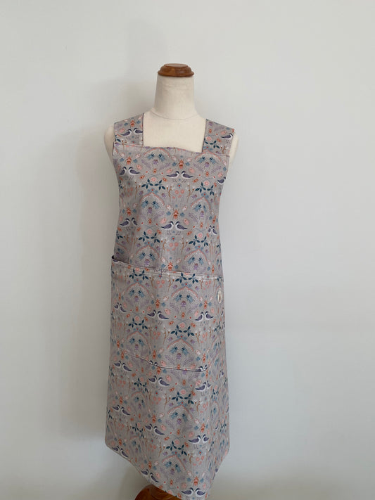 Wrap-Around Apron - Plover Fabric