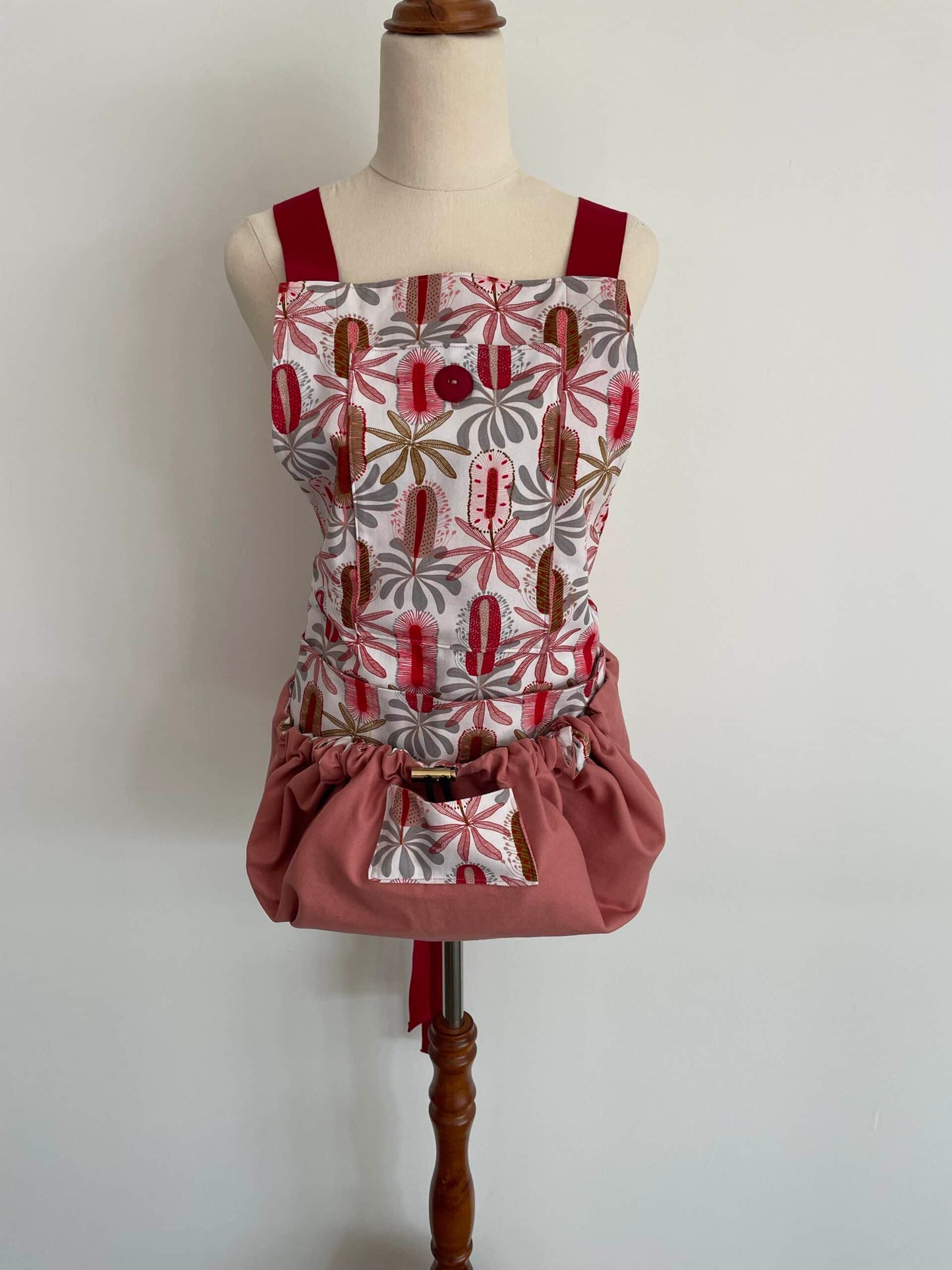 Harvest Apron Red Banksia, Garden Apron