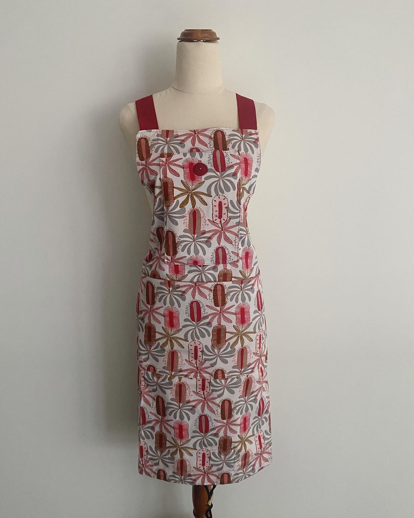 Harvest Apron Red Banksia, Garden Apron