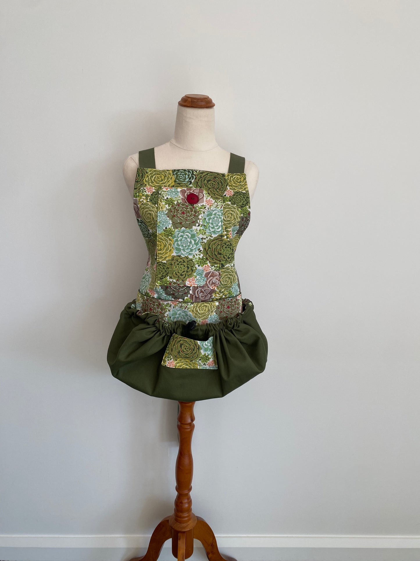 Harvest Apron Succulents, Garden Apron