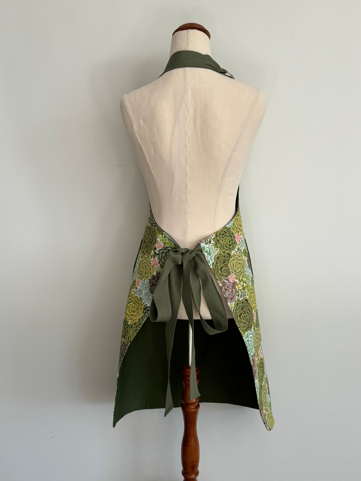 Kitchen Apron Succulents