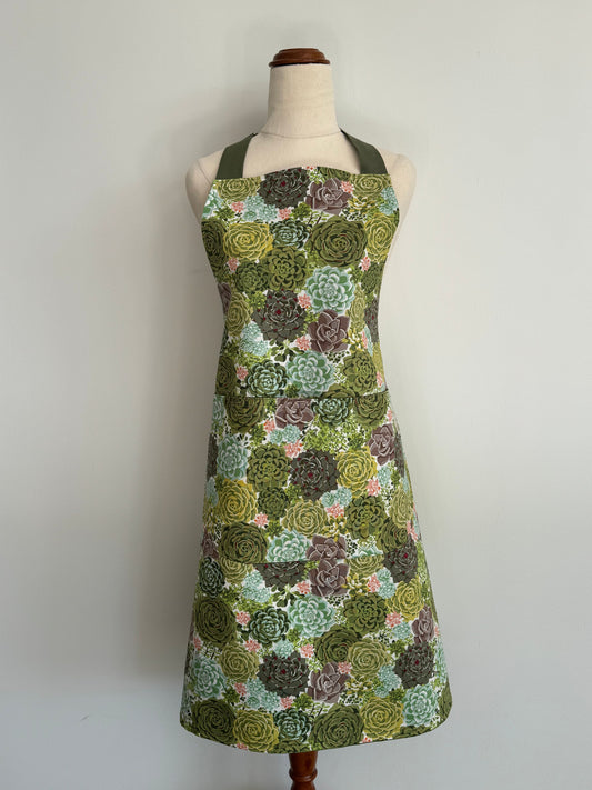 Kitchen Apron Succulents