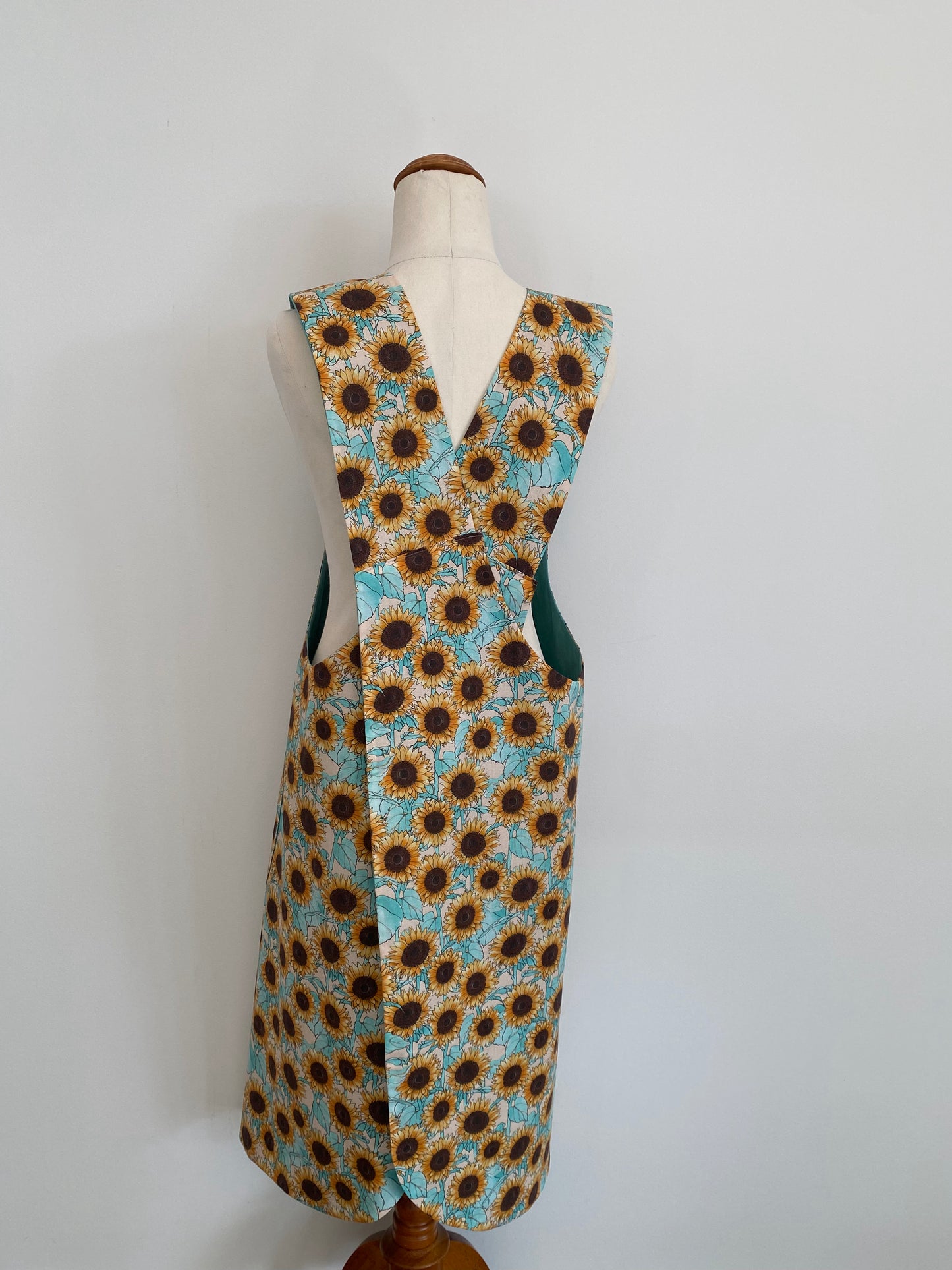Wrap-Around Apron - Sunflower Fabric