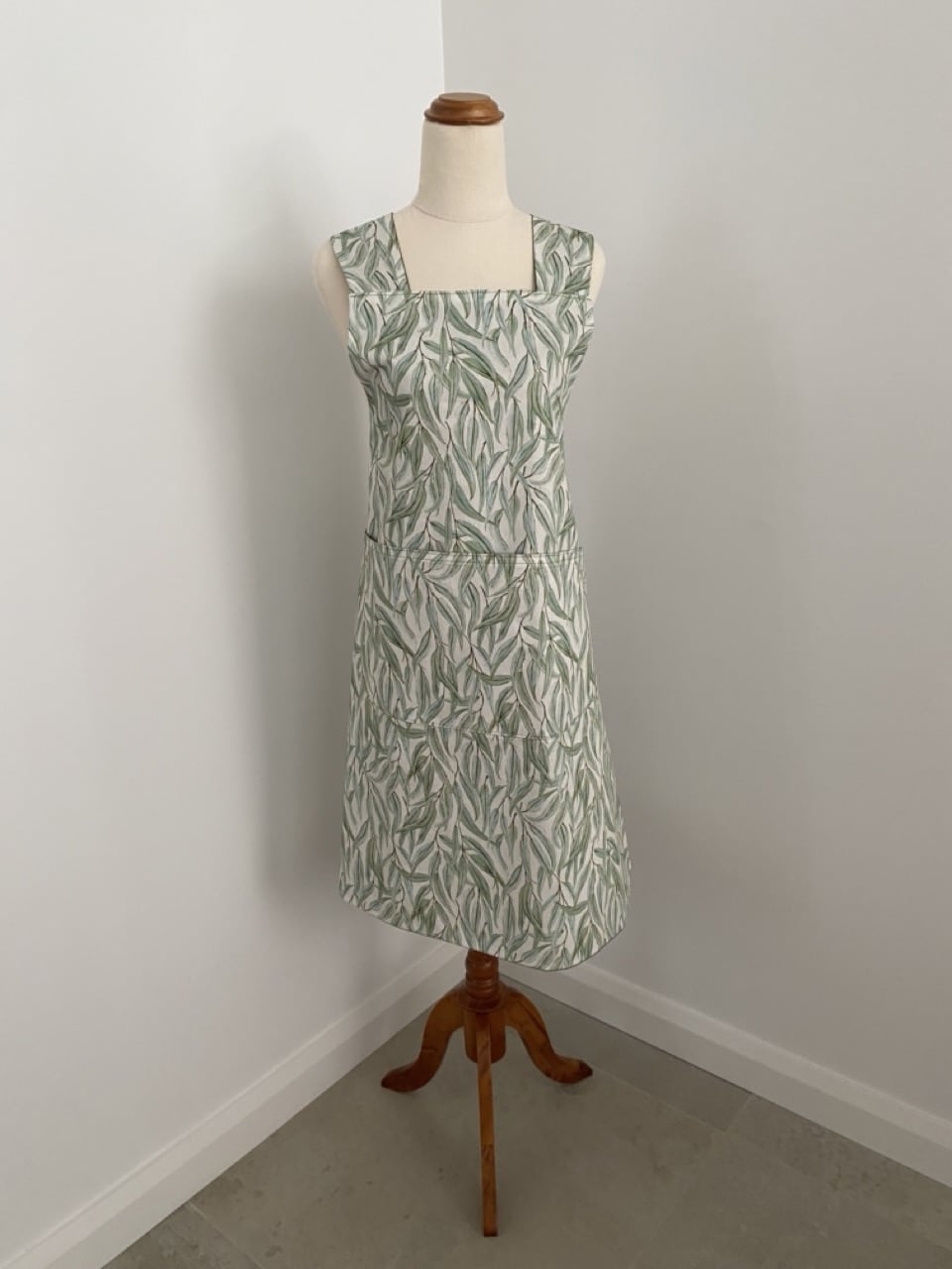 Wrap-Around Apron - Eucalyptus Fabric