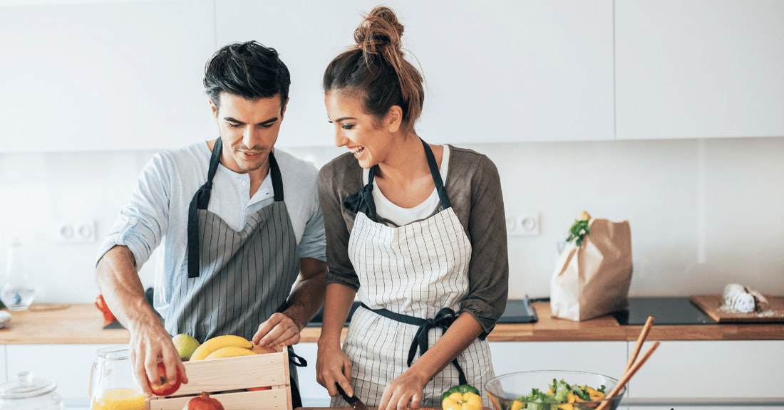 Personalised aprons are a great way to make a statement in the kitchen