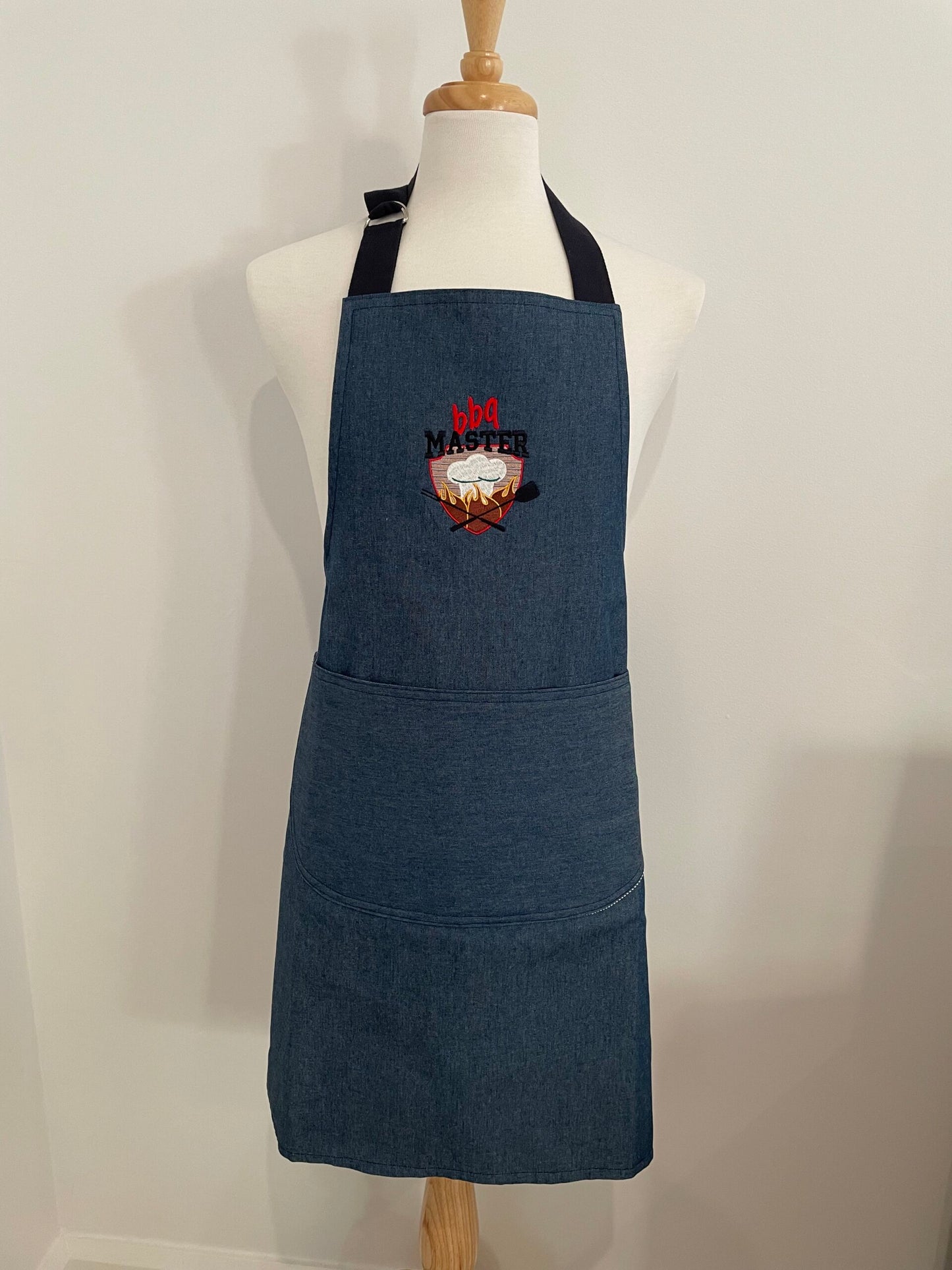 Embroidered BBQ Apron - BBQ Master