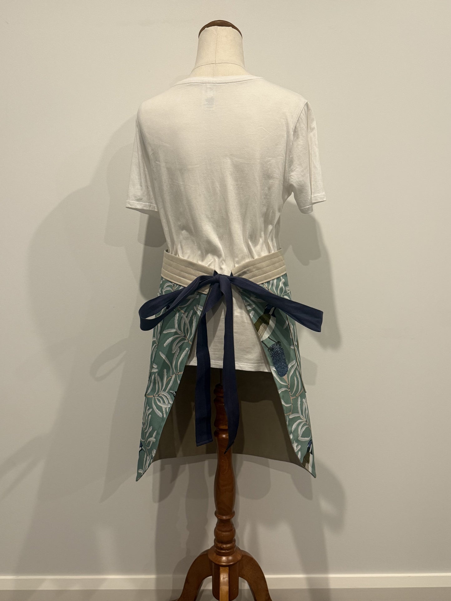 Blue Faced Honey Eater Waist Apron back
