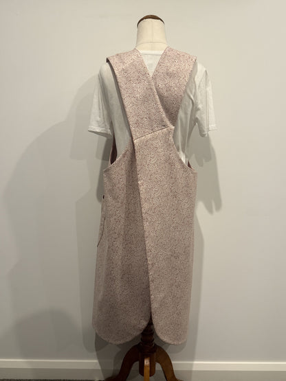Dusty Pink Florals Wrap Around back