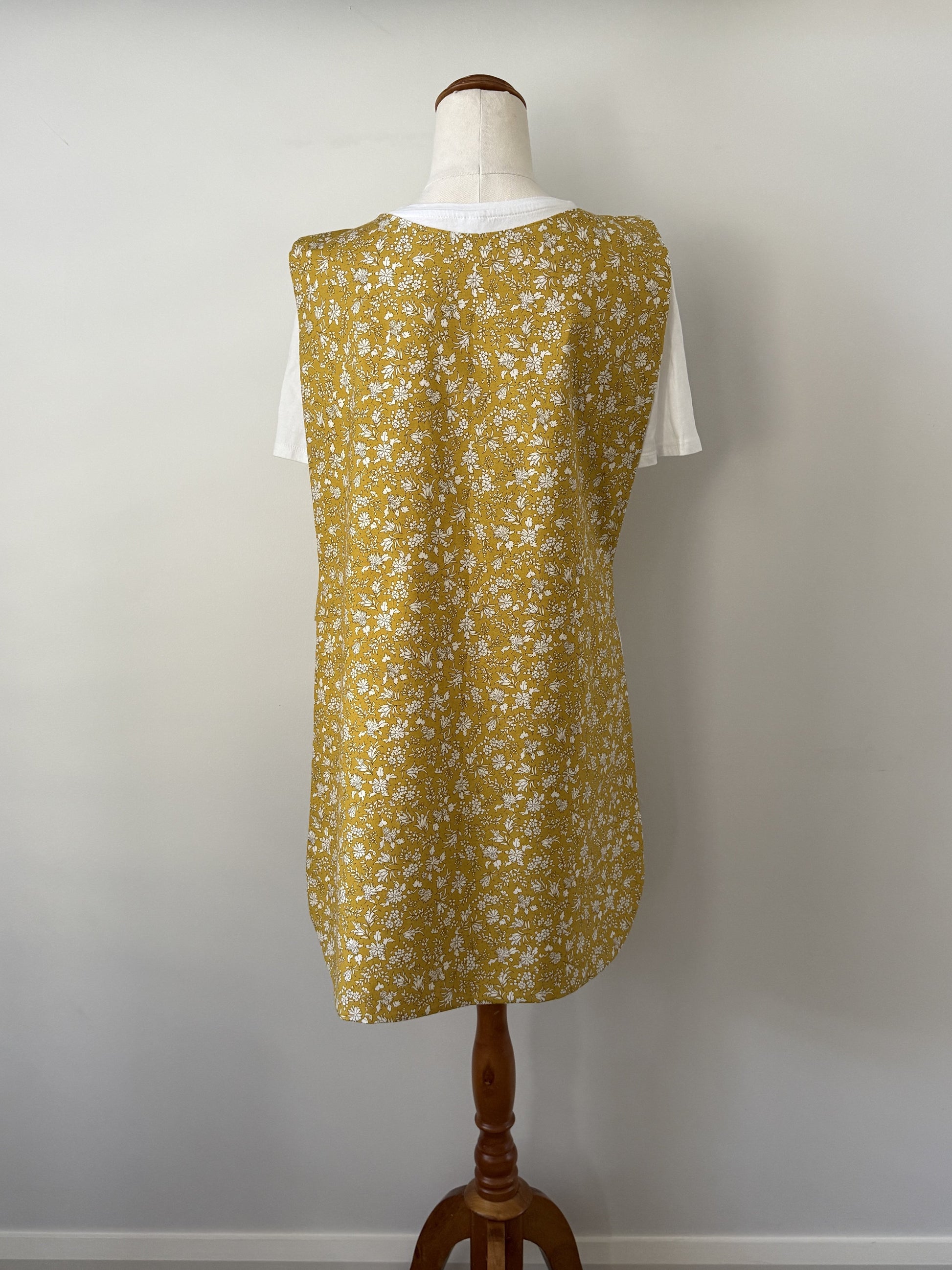 Mustard Florals Pinny back