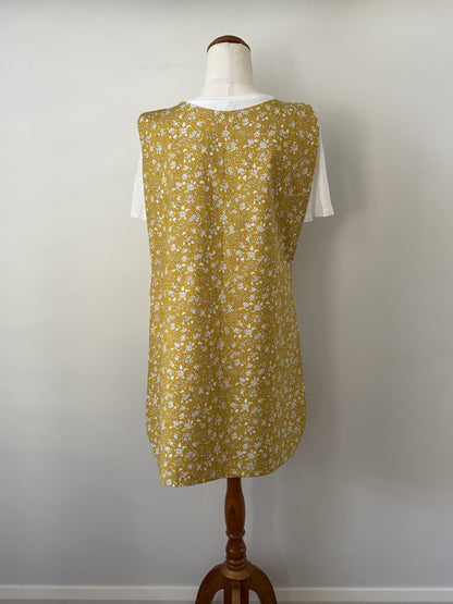 Mustard Florals Pinny back