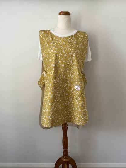 Mustard Florals Pinny front