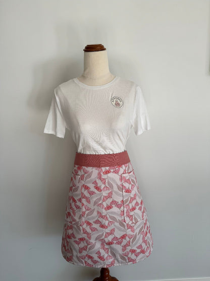 Pink Flowering Gum Waist Apron