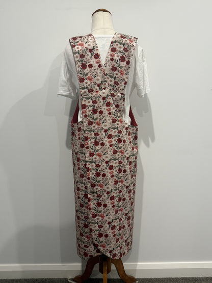 Pink, Red and White Flowers Wrap Around back