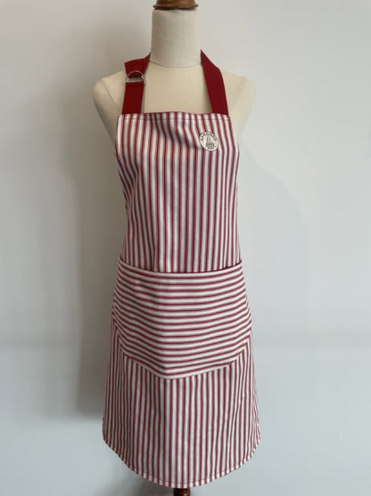 BBQ Apron Red Stripes