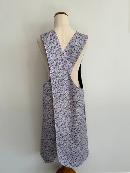 Wrap-Around Apron - Violets Fabric