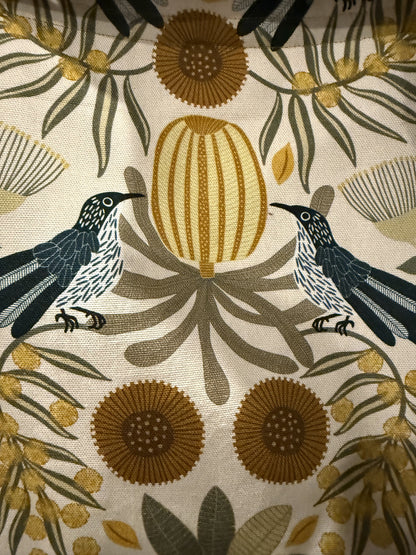 Wattle Bird fabric