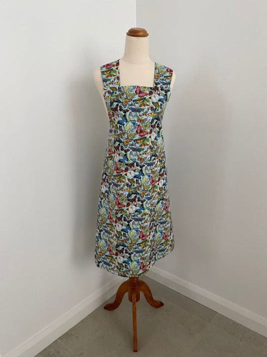 Wrap-Around Apron - Butterfly Fabric
