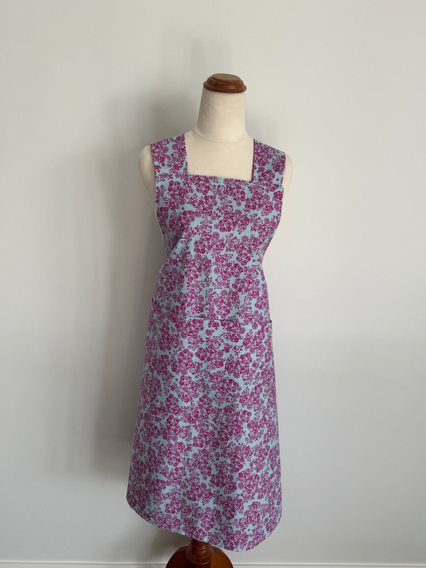 Wrap Around Purple Blue Floral